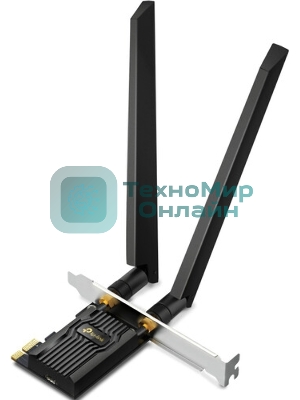Трехдиапазонный беспроводной PCI Express-адаптер TP-Link Archer TXE72E AXE5400 Wi-Fi 6E с поддержкой Bluetooth 5.3