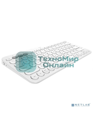 Клавиатура беспроводная Logitech K380, Bluetooth, белый