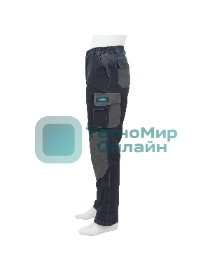 Брюки профессиональные рабочие, 97% хлопок 3% спандекс, XXL Gross