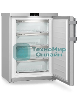 Морозильная камера Liebherr FNsddi 1624-20 001, нержавеющая сталь, 86 л, 4 ящика