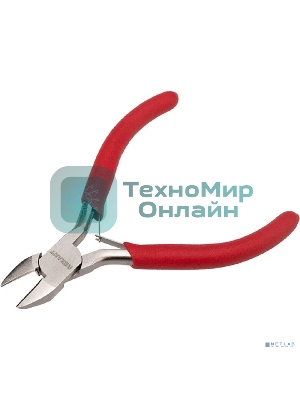 Кусачки для точных работ Rexant 115 мм никелированные, авторазжим, обливные рукоятки