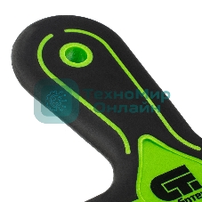 Шпатель фасадный Сибртех 420S45, 450 мм, двухкомпонентная рукоятка, нержавеющая сталь