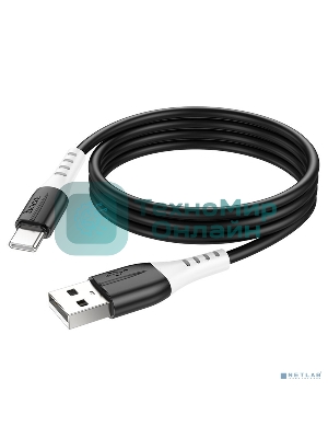 Кабель USB Type-C/HOCO HC-68575 X82/1m/3A/Силикон/Black
