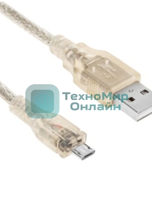 Кабель USB2.0 Cablexpert CCB-mUSB2-AMBMO2-1MW, AM/microB, издание Classic 0.2, 1м, белый, блистер