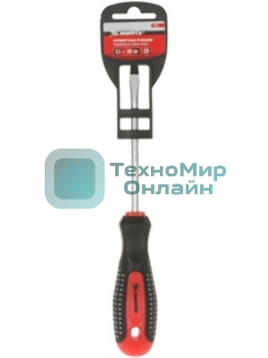 Отвертка Matrix Fusion 11419 SL5,0 х 100 мм, CrV, 3-х компонентная рукоятка 