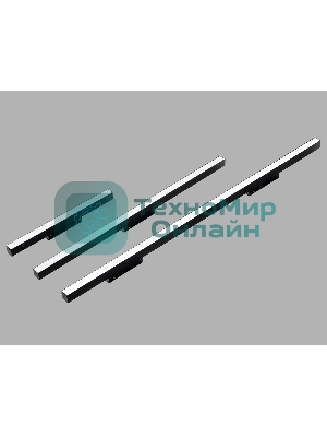 Трековый линейный светильник Ambrella light GL4455 BK черный IP20 10W 3CCT 3000-6000K SMART 48V 120° 304*22*45