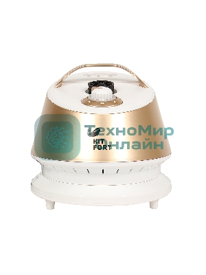 Отпариватель Kitfort КТ-913 белый/золотистый, 2000 Вт, 35 г/мин, 1300 мл