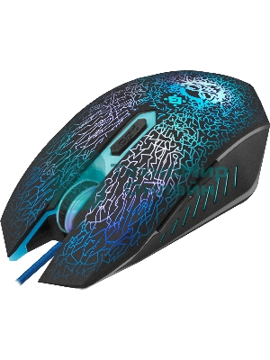 Мышь проводная Defender Shock GM-110L черный, 3200 dpi, USB, кнопки - 6