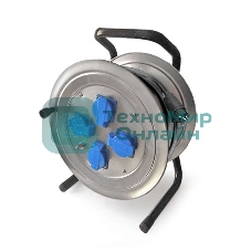 Удлинитель Союз ТМ сил. на металл. катушке с 4 гн. 4000 Вт з/к КГ IP-44 30 м 481S-4003