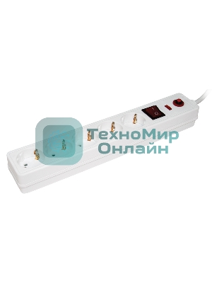 Сетевой фильтр IEK WFP10-16-05-05-N СФ-05К-выкл. 5 мест 2Р+РЕ/5 метров 3х1 мм2