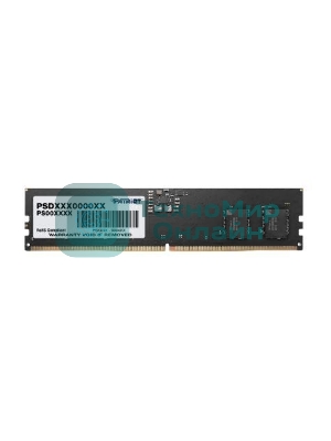 Оперативная память Patriot Signature, DDR5, 32GB (1x32 GB), 5600 MHz, CL46, DIMM