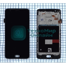 Дисплей для OnePlus 3T (TFT) черный c рамкой