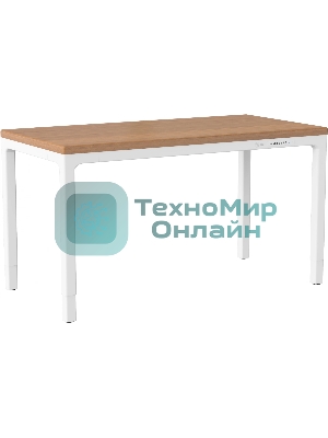 Стол компьютерный Cactus CS-ET-WWD столешница МДФ, белый дуб молочный каркас белый