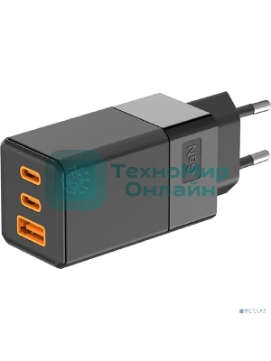 Сетевое зарядное устройство Rexant USB-A и 2 USB-C, 65Вт