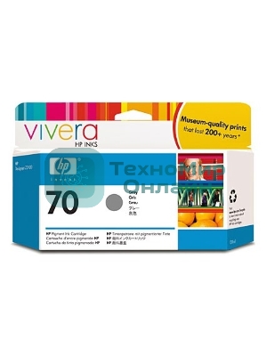 Картридж струйный HP №70 C9450A серый для HP DJ Z2100/Z3100 (130мл)