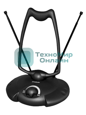 Антенна телевизионная Hyundai H-TAI200 15дБ активная черный