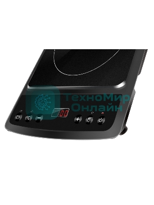 Плита настольная электрическая Centek CT-1518 чёрный, 2 кВт, индукция, конфорки - 1, стеклокерамика, сенсор