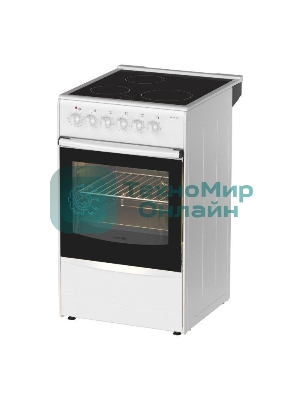 Плита электрическая Darina 1B EC 331 606 W белый/черный, конфорок 3 шт, духовка 50 л, 50 см x 85 см x 56 см