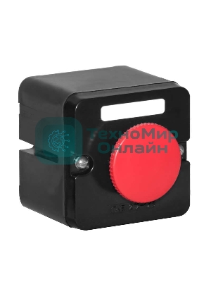 Пост кнопочный ПКЕ-212/1 красн. гриб. Электродеталь ПКЕ-212/1.1К.Гр