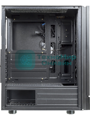 Компьютерный корпус AeroCool/Formula F-33RGb черный без БП ATX 3x120мм 2xUSB 2.0 1xUSB 3.0 audio bott PSU