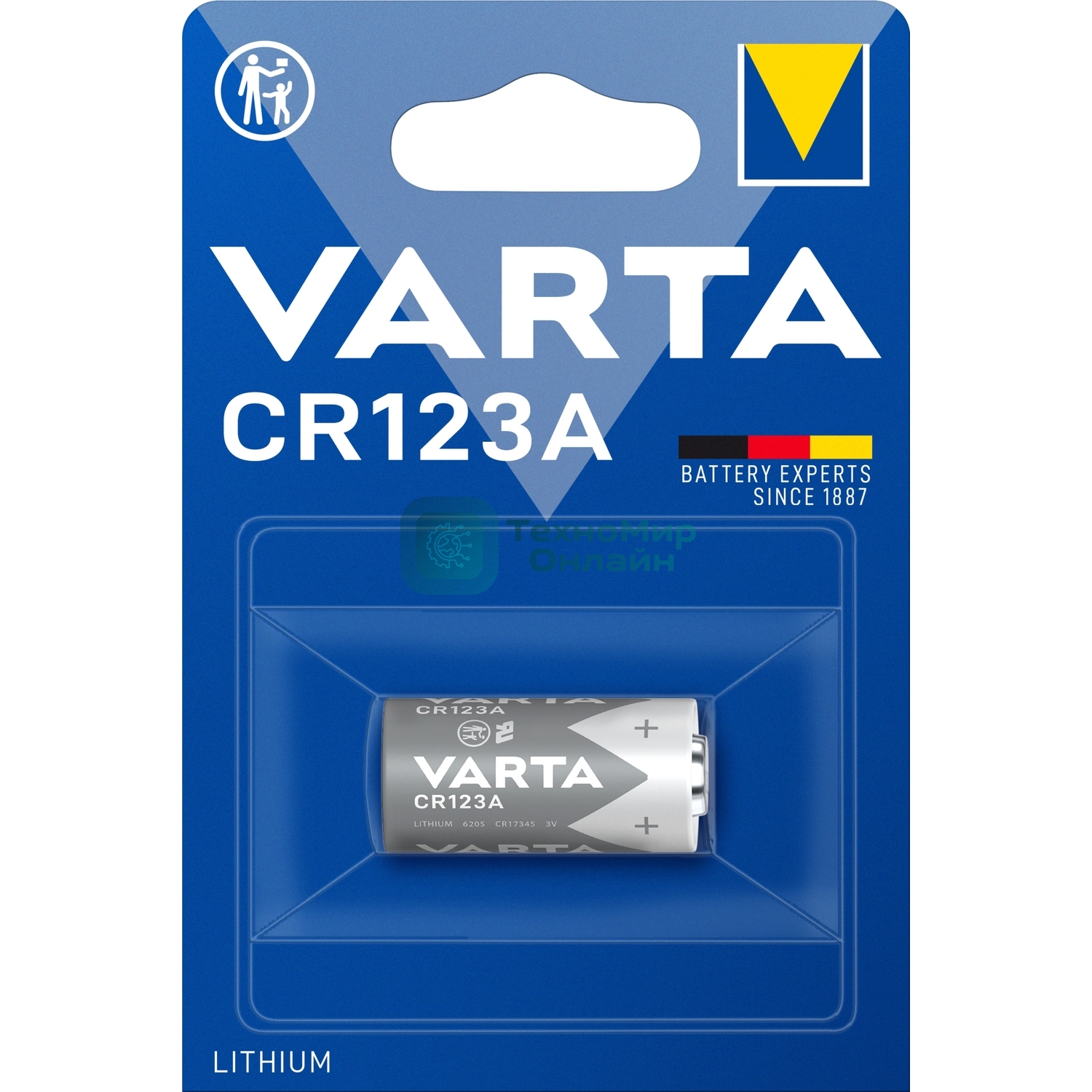 Элемент питания VARTA PROFESSIONAL CR123A