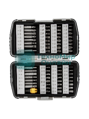 Набор бит Matrix магнитный адаптер crv в плат.боксе 64шт