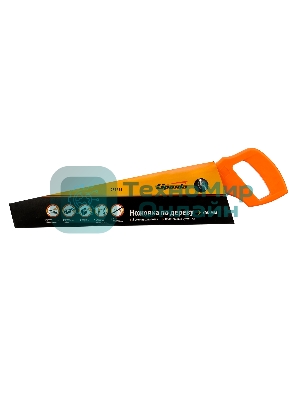 Ножовка по дереву Sparta 350 мм, 5 сменных полотен, пластиковая рукоятка