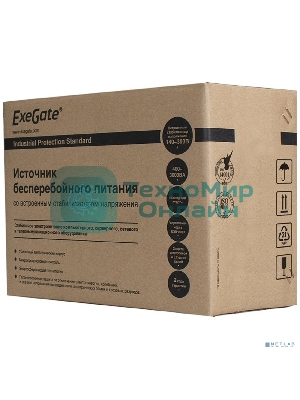 Источник бесперебойного питания ExeGate EP285519RUS SpecialPro Smart LLB-2000.LCD.AVR.EURO.RJ.USB 2000VA/1200W, LCD, AVR, 4 евророзетки, RJ45/11, USB, черный