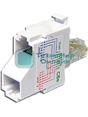 T-адаптер, 1 телефонный и 1 компьютерный порт