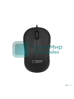 Мышь проводная CBR CM 106 черный, 1000 dpi, USB, кнопки - 3