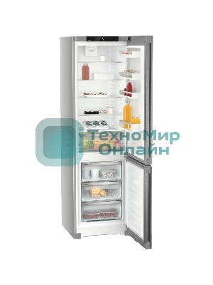 Холодильник Liebherr Pure CNsdc 5703-22 001 серебристый SmartSteel двухкамерный 266/94л морозилка снизу