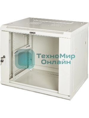 Шкаф настенный серии Pro, 12U 600x800, стеклянная дверь