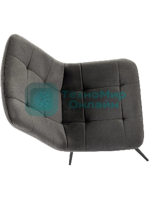 Стул для дома Бюрократ CH-K1_4 комплект 4 шт т. серый Holland 18 металл черный на ножках