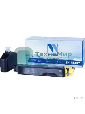 Картридж NVPrint совместимый Kyocera TK-5140 Yellow для ECOSYS M6030cdn/P6130cdn/M6530cdn (5000k)