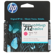 Картридж струйный HP 712 3ED68A пурпурный (29мл) для HP DJ Т230/630