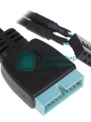 Кабель Cablexpert Внутренний USB2 - USB3 кабель, 9pin/19pin, 0.3m (CC-U3U2-01)