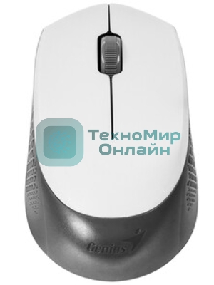 Мышь беспроводная Genius NX-8000S BT белый, 1200 dpi, радиоканал, Bluetooth, USB, кнопки - 3