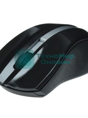 Мышь беспроводная Qumo Office M15 Style черный, 1000 dpi, радиоканал, USB, кнопки - 3