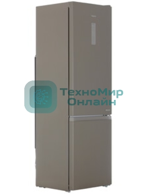Холодильник Hotpoint HT 7201I BZ O3 бронзовый двухкамерный 239/83л морозилка снизу, No Frost