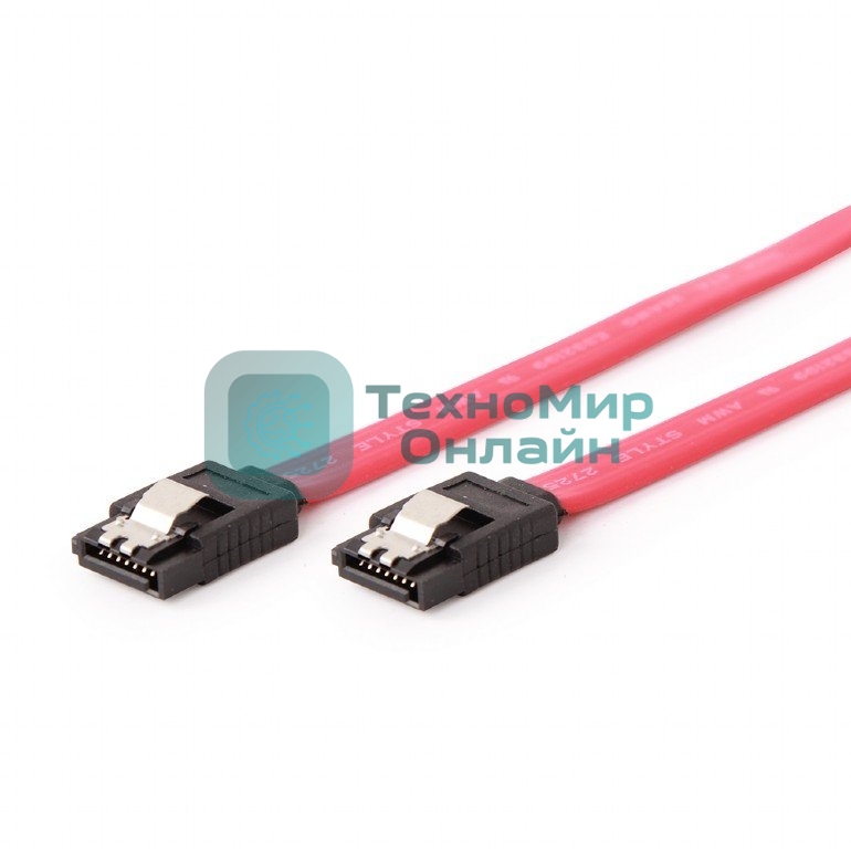 Кабель интерфейсный SATAIII Cablexpert CC-SATAM-DATA-XL, 100 см, 7pin/7pin, защелка, пакет