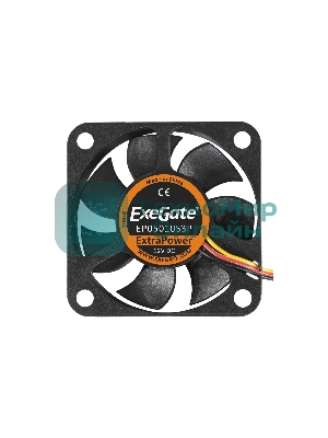 Вентилятор для корпуса ExeGate ExtraPower EP05010S3P черный, 50 мм, 6500 об/мин, 36 дБ, 3 pin