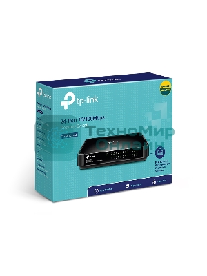Коммутатор TP-Link Desktop Switch SMB TL-SF1024M неуправляемый настольный 24x10/100BASE-TX