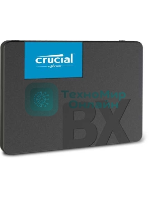 Накопитель SSD Crucial BX500, 2Tb, SATA III, 2.5