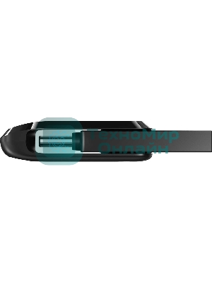 Флешка USB Sandisk DDC3 (SDDDC3-032G-G46), 32Gb, USB 3.0/USB Type-C, R/W 150/30, черный