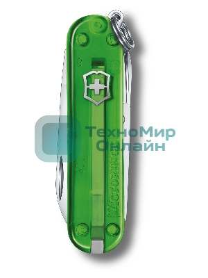Нож перочинный Victorinox Classic Green Tea (0.6223.T41G) 58мм 7 функций карт.коробка