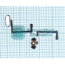 Кнопка HOME в сборе с механизмом и шлейфом для Samsung Galaxy S6 SM-G920F, белый