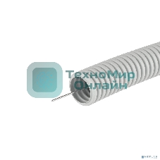 Труба гофрированная ДКС 91940 ПВХ d40 мм c протяж. сер. (уп. 20 м)