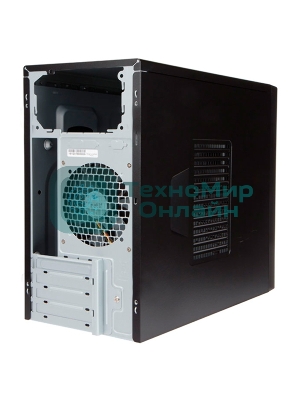 Компьютерный корпус Mini Tower InWin EMR048 черный U2.0*2+U3.0*2+A(HD) mATX (без блока питания)