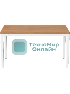 Стол компьютерный Cactus CS-ET-WWD столешница МДФ, белый дуб молочный каркас белый