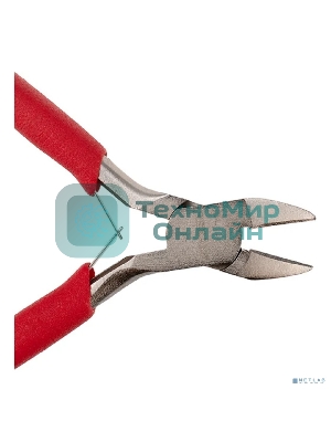 Кусачки для точных работ Rexant 115 мм никелированные, авторазжим, обливные рукоятки